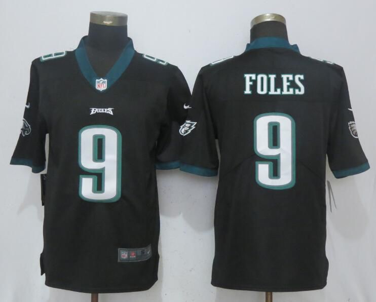 Men Philadelphia Eagles #9 Foles Black 2017 Vapor Untouchable NEW Nike Limited Playey NFL Jerseys